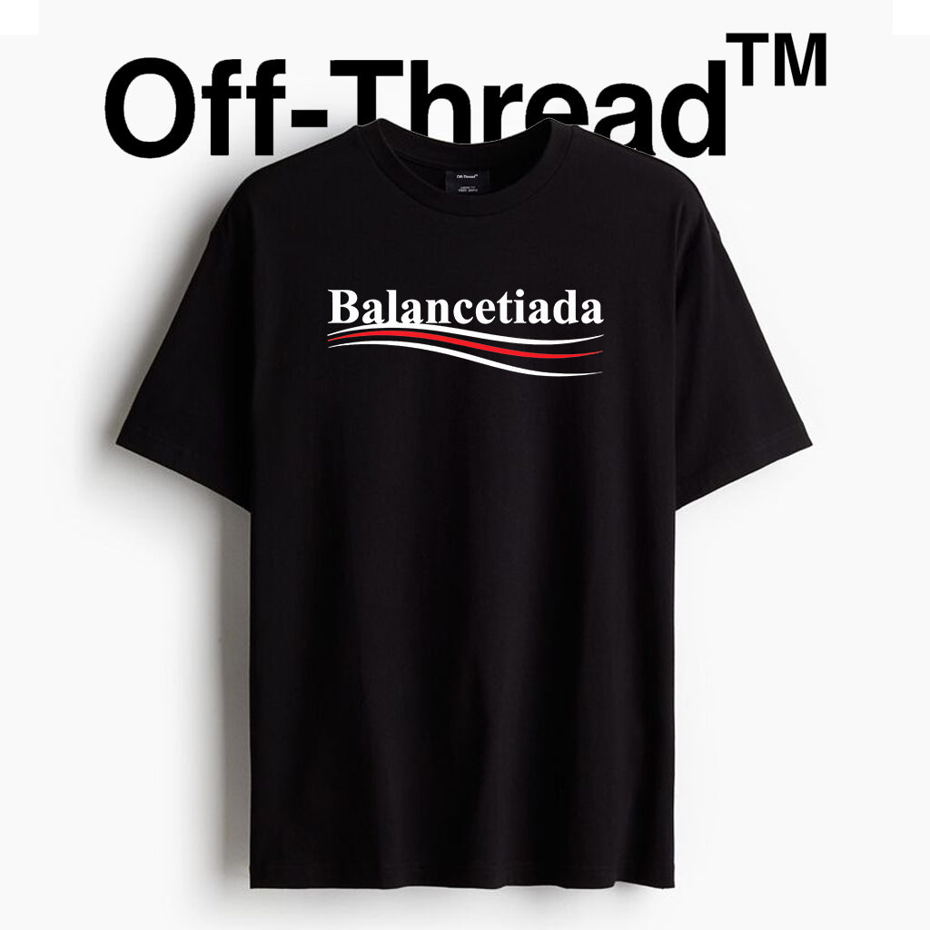High Quality Cotton (220gsm) Off-Thread Balancetiada Unisex T-Shirts