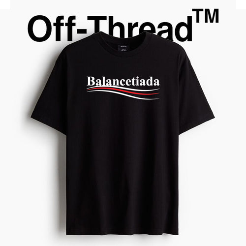 High Quality Cotton (220gsm) Off-Thread Balancetiada Unisex T-Shirts