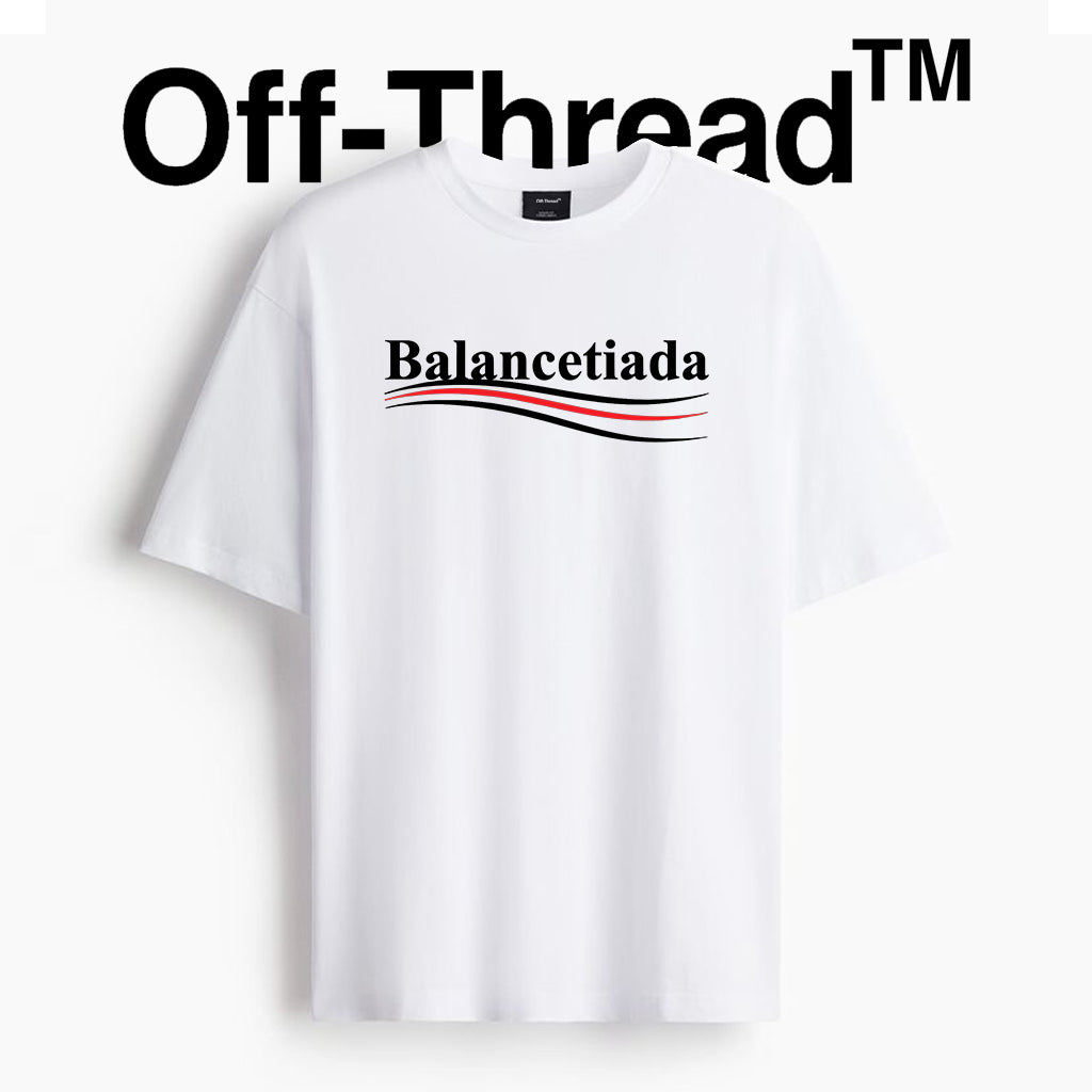 High Quality Cotton (220gsm) Off-Thread Balancetiada Unisex T-Shirts