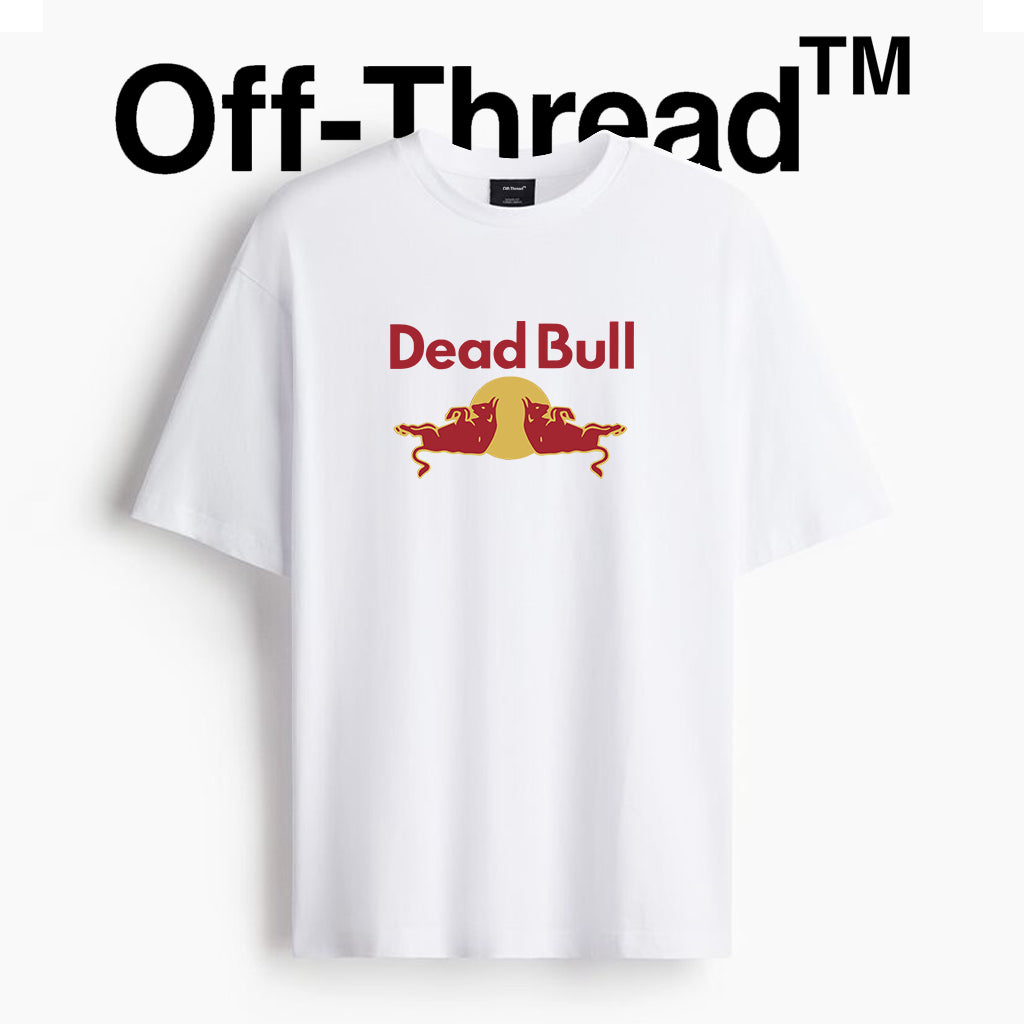 High Quality Cotton (220gsm) Off-Thread Dead Bull Unisex T-Shirts