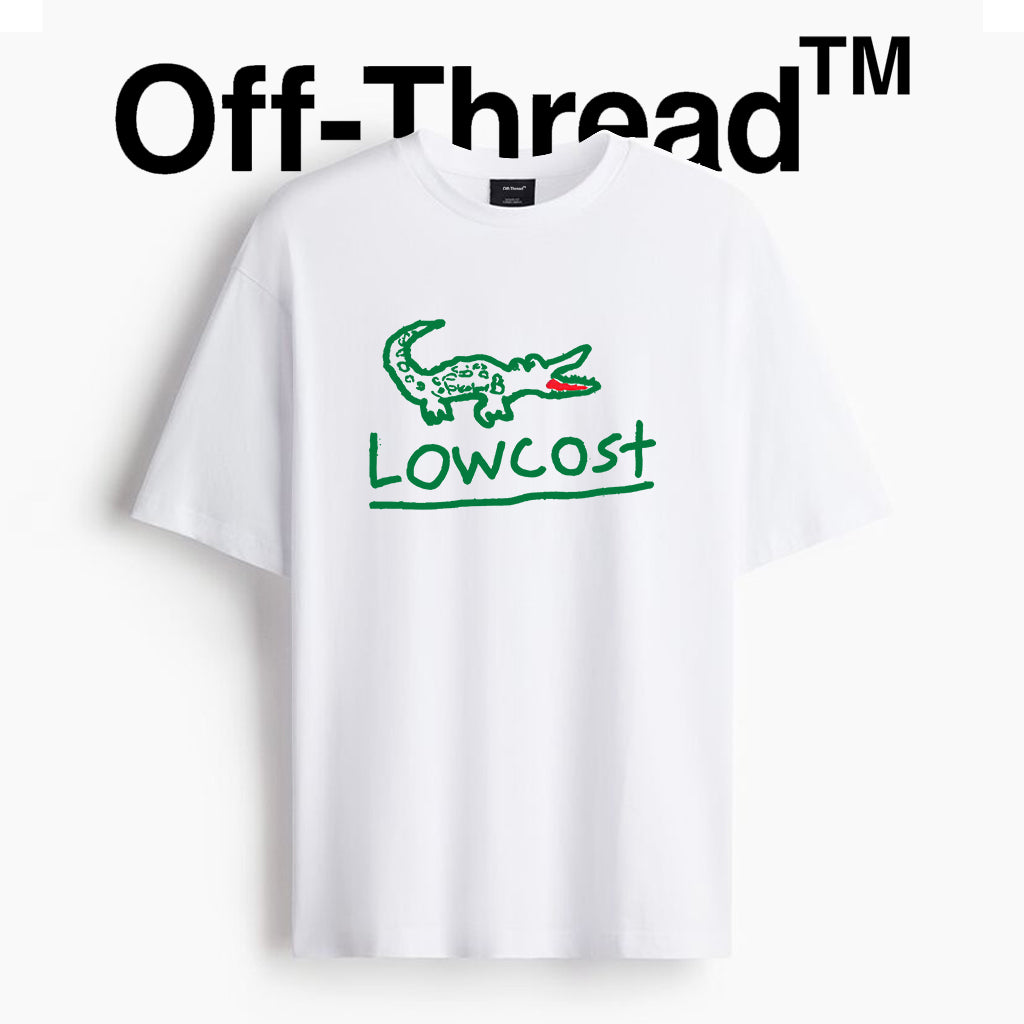 High Quality Cotton (220gsm) Off-Thread Low Cost Unisex T-Shirts