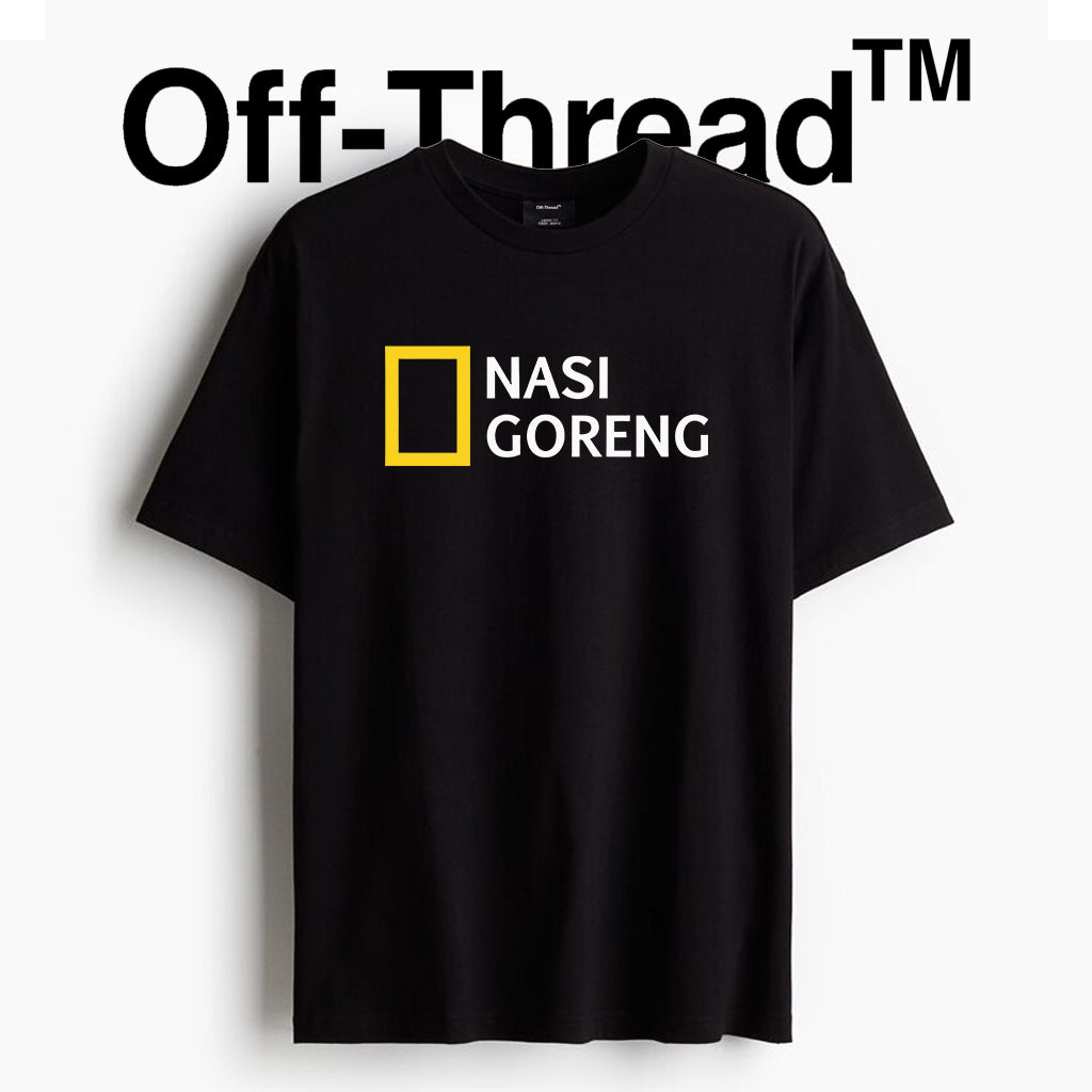 High Quality Cotton (220gsm) Off-Thread Nasi Goreng Unisex T-Shirts