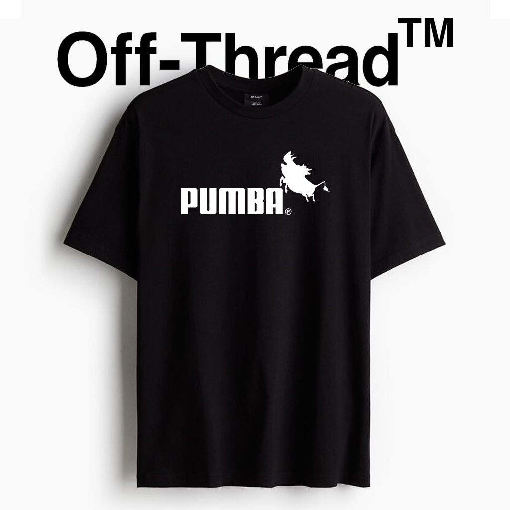 High Quality Cotton (220gsm) Off-Thread Pumba Unisex T-Shirts